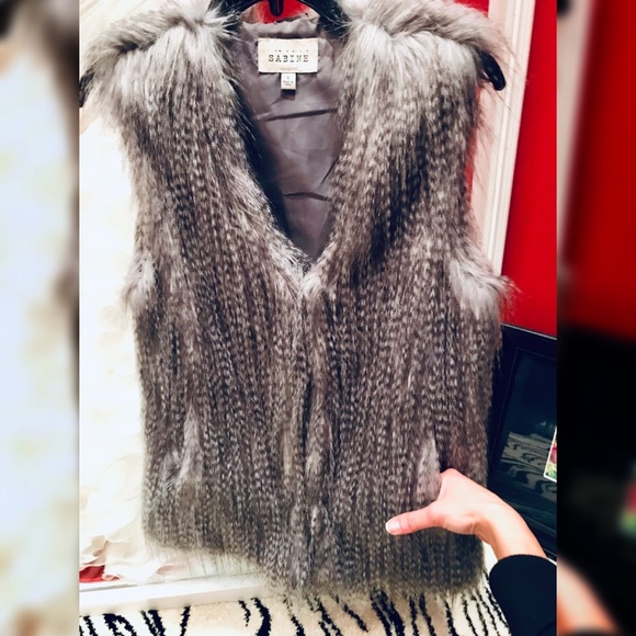 Sabine Jackets & Blazers - * NWOT Authentic Sabine Faux Fur Vest